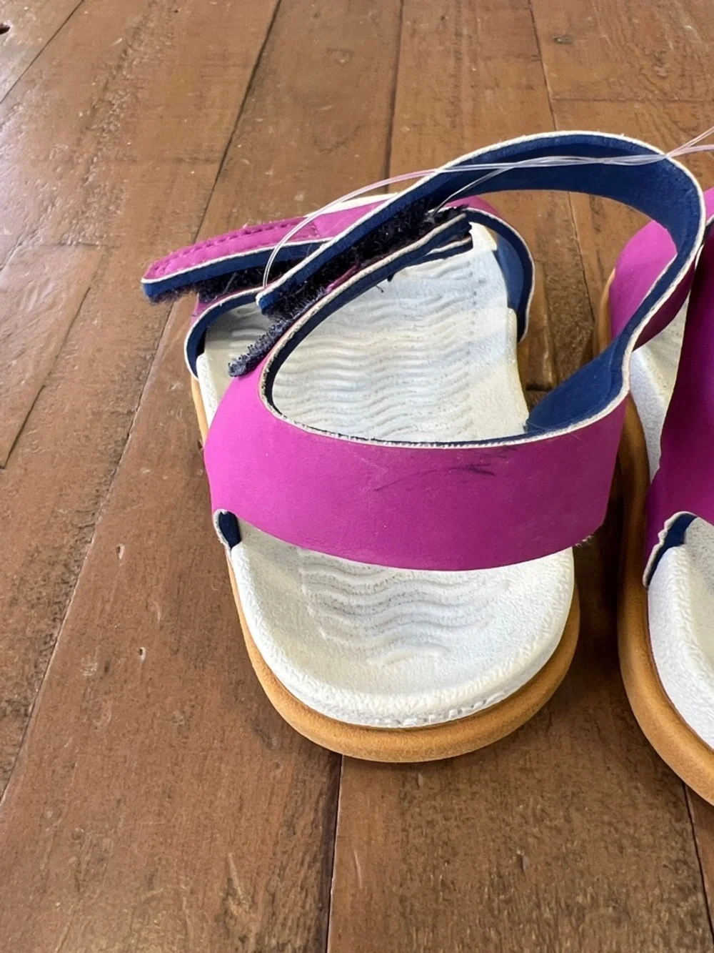 Native Charley hook and loop waterproof sandals little kid 4 purple